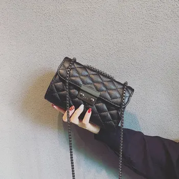 

2019 new chain shoulder messenger bag small square bag Korean style