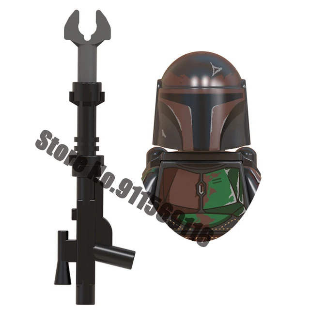 DISNEY Din Djarin Mandalorian Building Blocks Jango Boba Fett Grogu Baby Yoda Paz Vizla Bo-Katan Sabine Wren Brick Figure Toy WM917