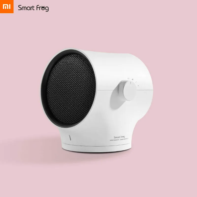 Xiaomi mi Smart Frog Настольные электрические обогреватели вентилятор mi ni домашняя комната Удобный Быстрый энергосберегающий нагреватель для зимы PTC керамический нагрев - Цвет: White