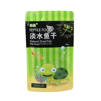 

250ml/bag Fish Tank Freshwater Dried Fishes Turtle Feed Water Turtles Brazilian Tortoise Pet Food Calcium Supplement 95AA