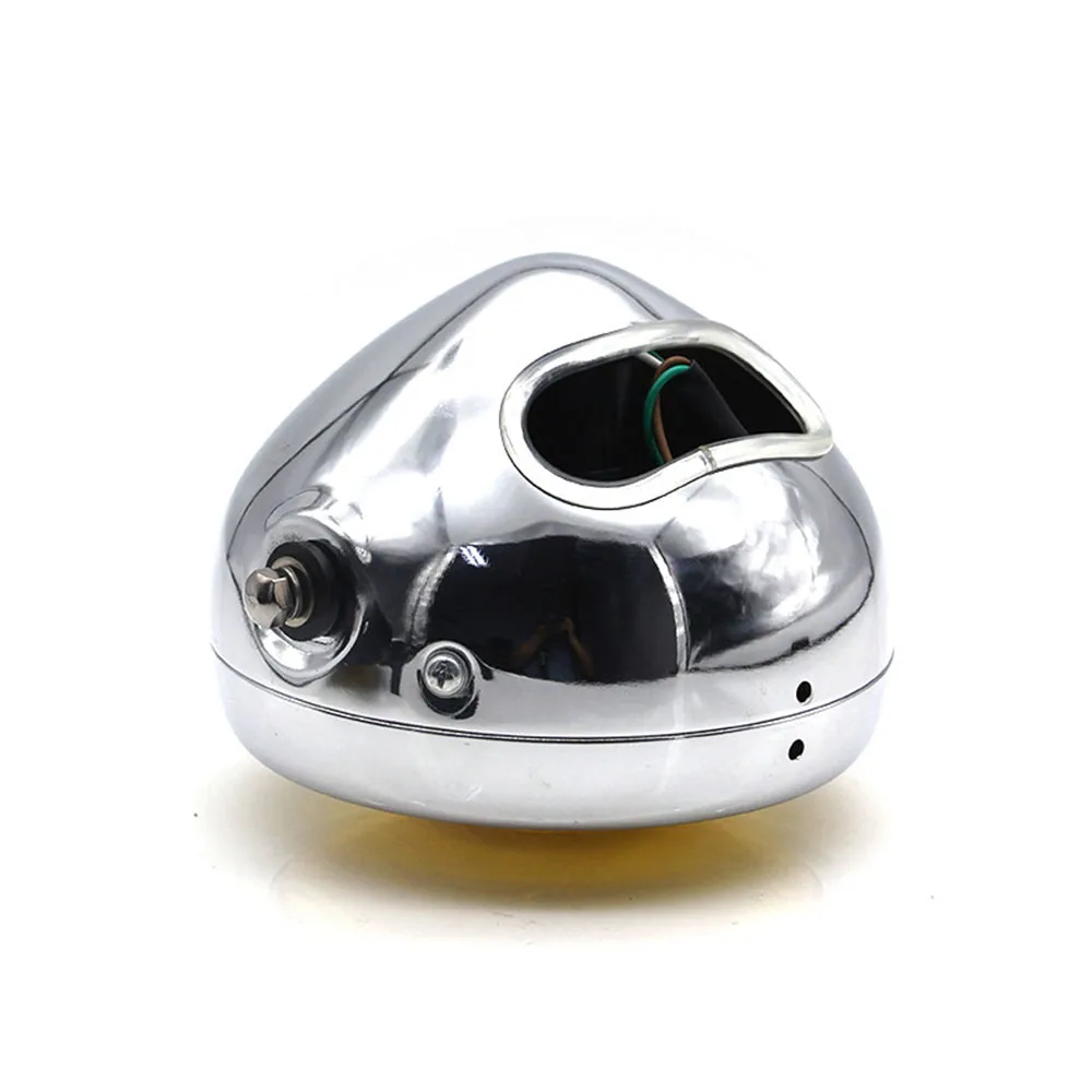 12V винтажный круглый мотоциклетный реfit головной светильник для мотора скутера передний налобный светильник