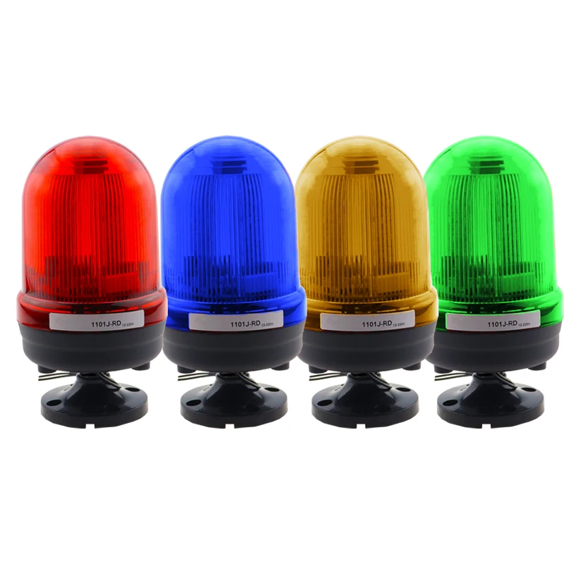 LED Strobe Signal Warning light yellow blue red green LED warning light 12V 24V 110V 220V multi-function