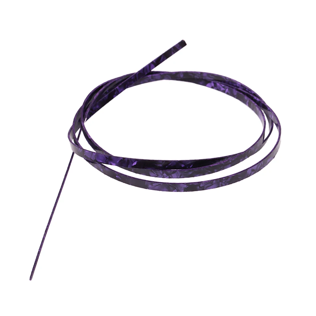 Purple Celluloid Acoustic Classical Guitar Binding Purfling Strip For Luthiers 1620x6x1.5mm