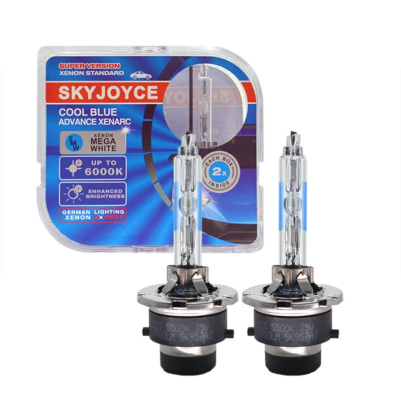 SKYJOYCE 2PCS OEM HID Xenon D1S D2S D3S D4S Car Light Bulb 35W 5500K High Bright White Xenon Headlight D1 D2 D3 D4 Auto Lamps (1)
