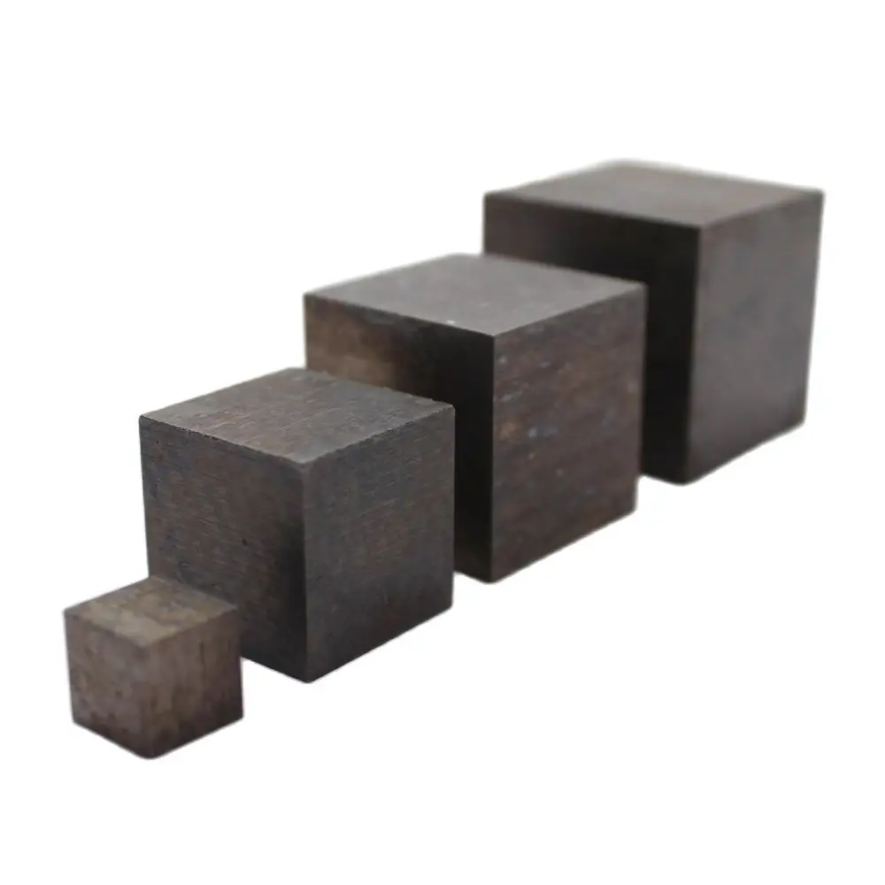 텅스텐 큐브, 5mm, 8mm, 10mm, 12mm, 15mm, 20mm, 25mm, 30mm, 35mm, 40mm, 50mm