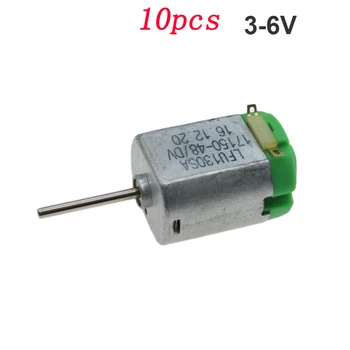 

10pcs RC Car Boat Engine Replacement 18mm Long Shaft 130 Motor DC 3V-6V 11800rpm High-speed Large Torque for DIY Assembly Toys