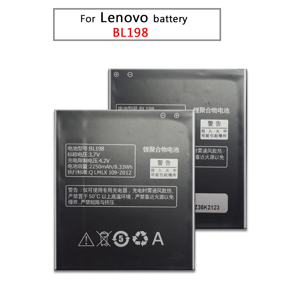 BL 198 BL198 Батарея для lenovo A859 A860E S890 A850 A830 K860 K860I A678T S880I 2250 мА/ч, мобильный телефон Батарея