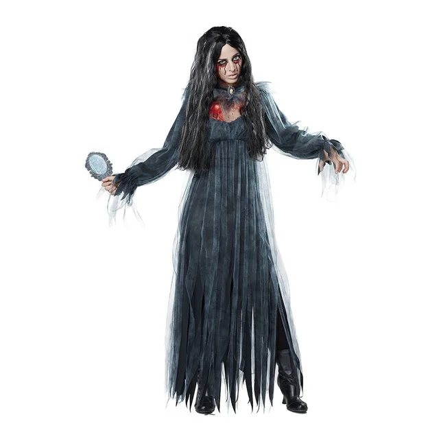 Женский косплей костюм на Хэллоуин Ужасный Призрак мертвый труп Невеста-зомби платье - Цвет: NO.1
