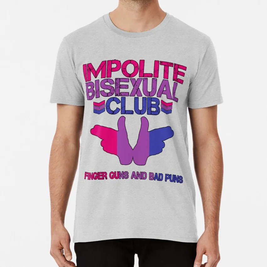 Невежливая бисексуальная Клубная футболка bi pride queer бисексуальный Прайд