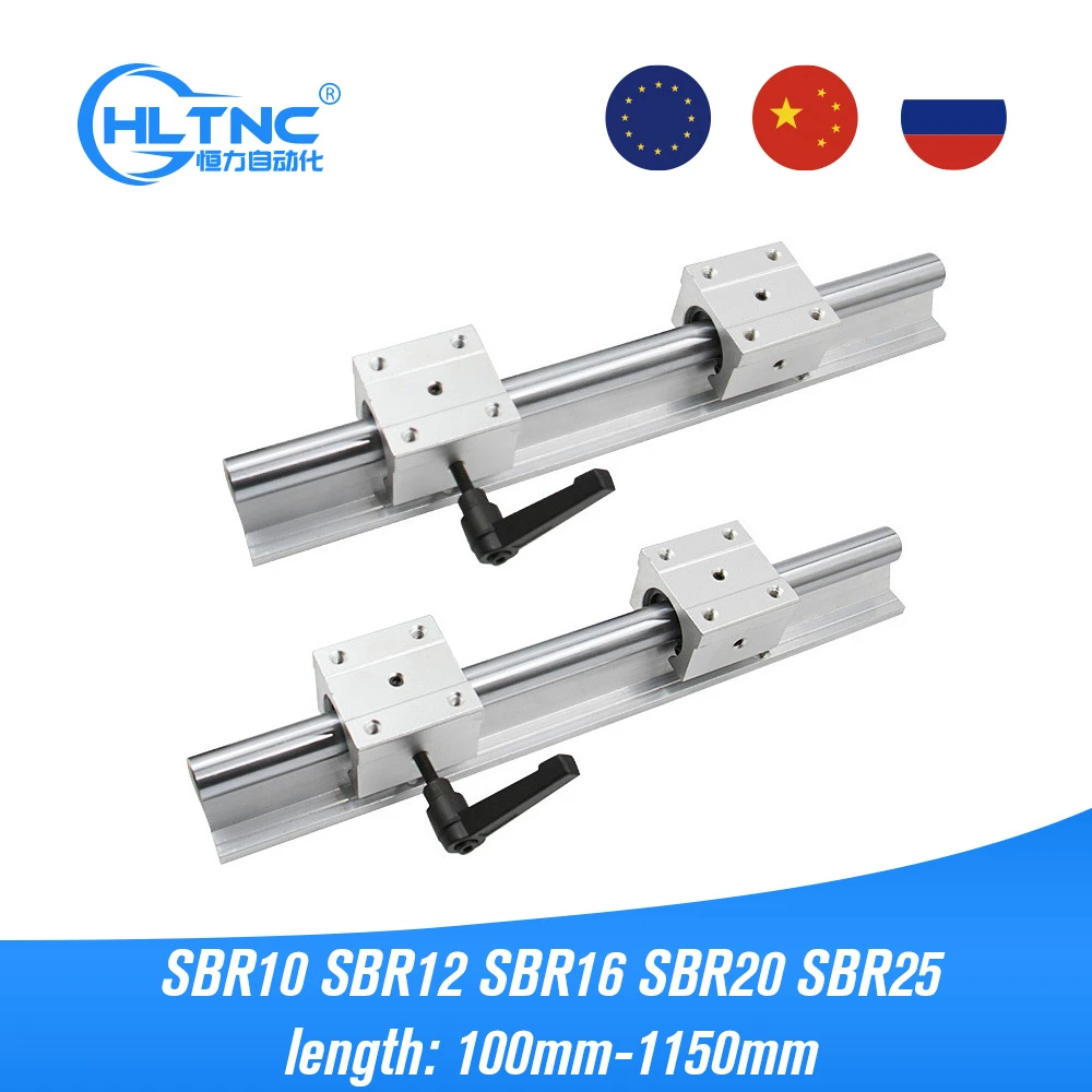 Bearings & Bushings linear bearing slide unit 2 SBR12200mm 4 SBR12UU Business & Industrial