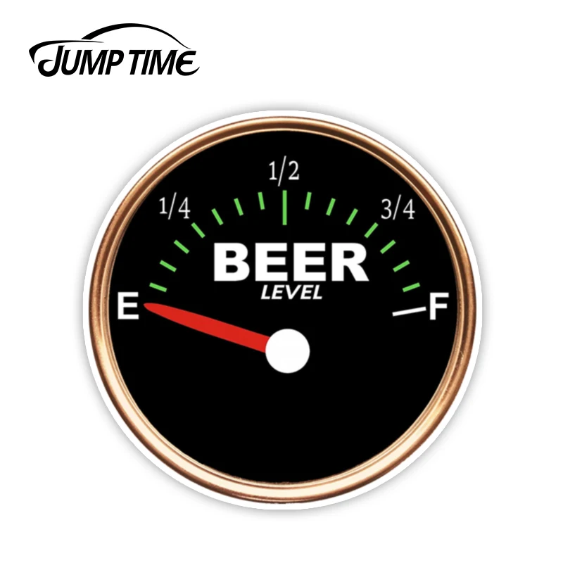 Jump Time 13Cm X 13Cm Adesivo Livello Birra Moto Vintage Racing Tools Fink Decalcomania Del Vinile Adesivo Divertente Accessori Per Auto Da Parete