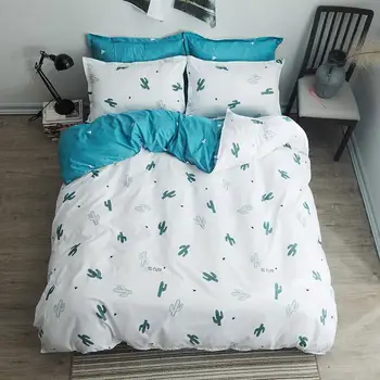 

35 4pcs Girl Boy Kid Bed Cover Set Duvet Cover Adult Child Bed Sheets And Pillowcases Comforter Bedding Set
