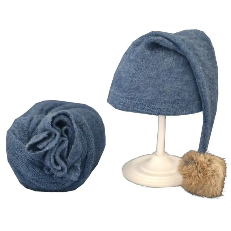 

Newborn Photography Props Wraps Hats Set Fotografia Accessories Baby Photo Props