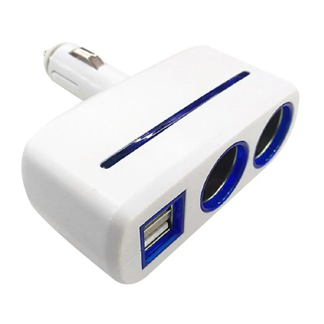 Pratik ift USB Ba lant Noktas Ara akmak Soket 3 1A Araba DC12V 24 