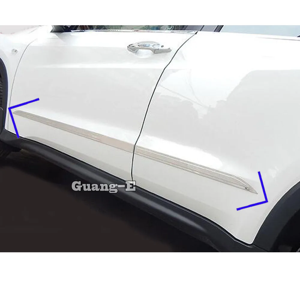 Для Honda Hrv Hr-V Vezel 2019 2020 2021 отделка двери автомобиля полоса молдинг из нержавеющей