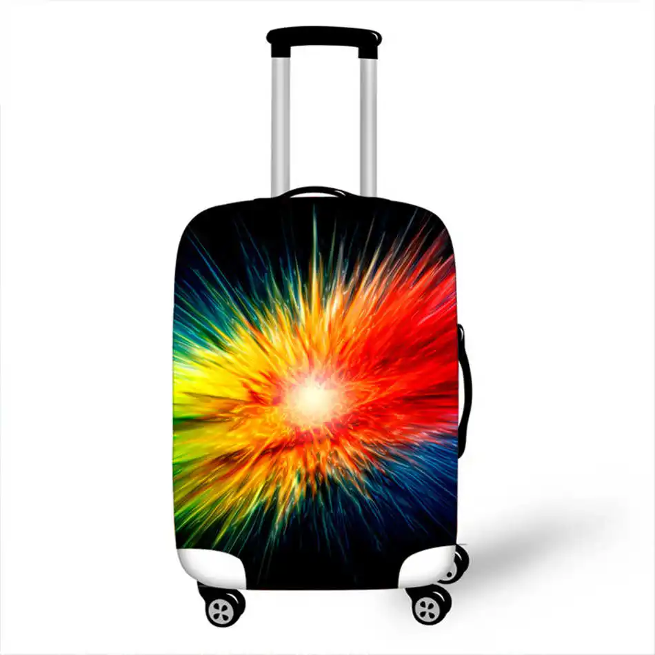 3D чехол для багажа Marvel, защитный чехол, милый, английский, водонепроницаемый, плотный эластичный чехол для чемодана для 18-32 дюймов, аксессуары для путешествий - Цвет: 24