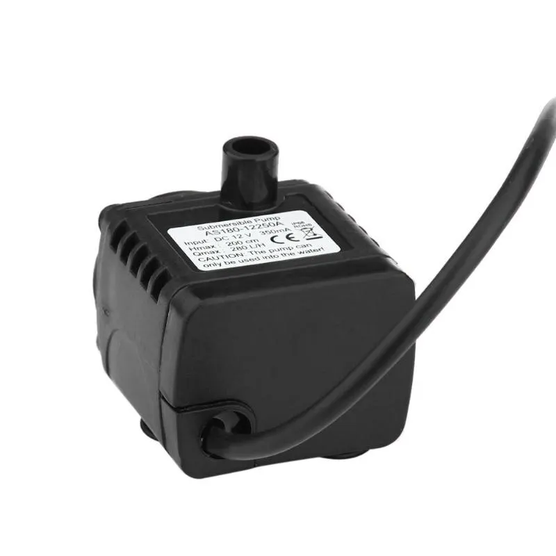 12V автомобиль охлаждения Солнечный бесколлекторный погружной водяной насос фонтана