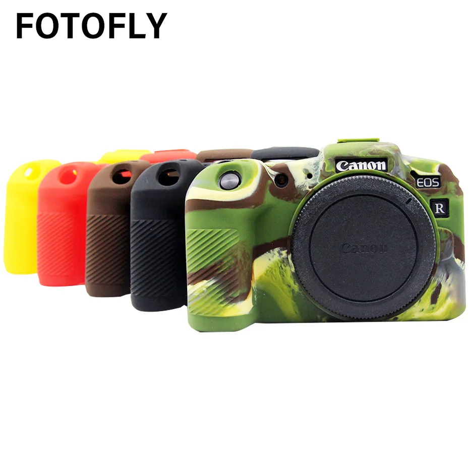 FOTOFLY сумки для камеры Canon EOS RP мягкий цветной силиконовый чехол Защитная крышка корпуса для Canon EOSRP аксессуары открытие батареи