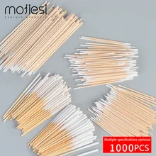 Cotton Swabs Pointed Tip,Makeup Cosmetic Applicator Sticks, Tattoo Permanent Applicators, Cotton Tipped Applicator for Personal