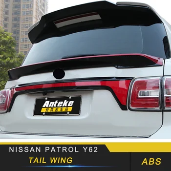 

For Nissan Patrol Y62 Car Styling Rear Trunk Spoiler Lip Tail Wing Trim Cover Frame Sticker Pad Exterior Accessories