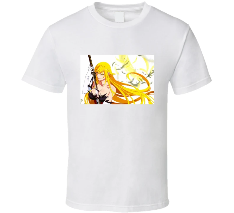 男性 Tシャツ物語シリーズ Shinobu アニメガール巨乳 Tシャツ Tシャツ女性の Tシャツ Tシャツ Aliexpress