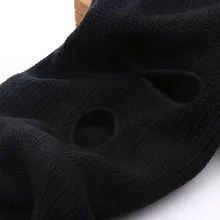 

100% Acrylic Winter Warm Full Motorcycle Ski Mask Hat 3 Holes Balaclava Army Windproof Knit Beanies Hat Running