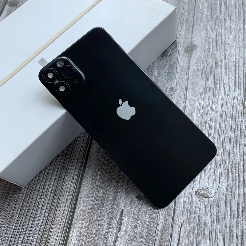 2в1 задняя пленка протектор для iPhone X XS MAX секундная смена 11 PRO MAX наклейка на рассеиватель крышка камеры титановый сплав чехол 10 - Цвет: Black