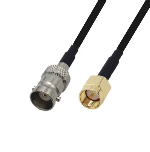 Кабель RG58 со штекером SMA на гнездо BNC Wi-Fi антенна отрезок провода расширения