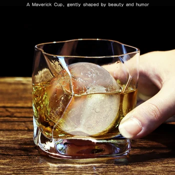 

Japanese Whiskey Glass Classical Crystal Wine Glasses Irregular Beer Glass Bar Party Vodka Cup Hand Made Wine Cup Verre A Vin