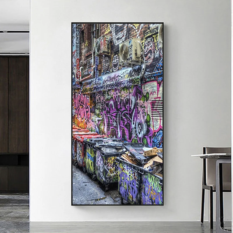 

Abstract Graffiti Art Canvas Painting Street Artisc Graffiti Colourful Posters and Prints Wall Art Pictures Home Decor Cuadros
