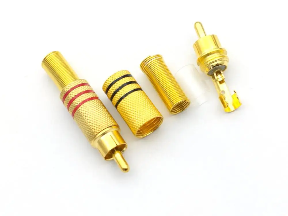 1000 шт. Штекерный аудиокабель с разъемом RCA адаптер для пайки|adapter connector|adapter audio