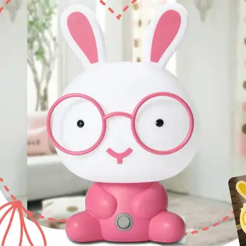 

Cute Cartoon Animal Led Night Light for Baby Children's Room Night Lamp Christmas Gift Beside Deco Rabbit Lamp USB Night Lights
