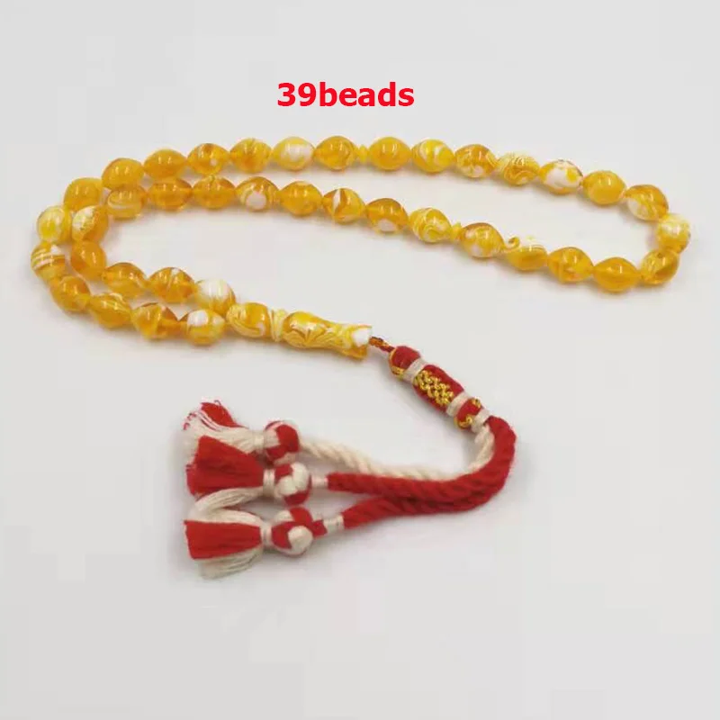 39 Бусы Tasbih мусульманские мужские браслеты Misbaha musulman аксессуары для Саудовской