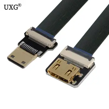 

FPV Mini HDMI Male to Mini HDMI Female Extension FPC Flat Cable 1080P for FPV HDTV Multicopter Aerial Photography