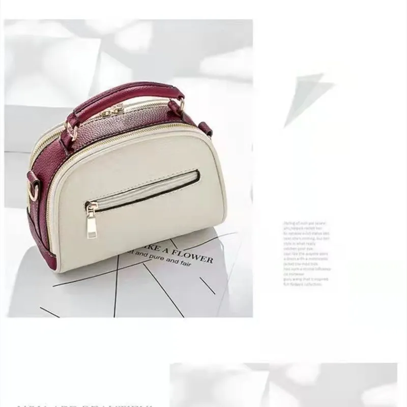 Bags women's new fashion handbags Korean version of the hit color mother-and-child shoulder strap one-shoulder messenger bag