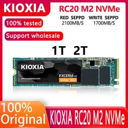 Kioxia unidad interna de estado sólido RC20 SSD, original, 1TB, 2TB, NVMe.M2, interfaz, serie EXCERIA NVMe
