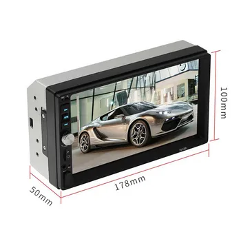 

7012 7-inch Double Ingot Cars Universal Car Bluetooth Call MP5 Player Reverse Image With Camera