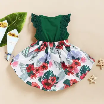 

Summer Baby Girls Cotton Patchwork Sleeveless Dress