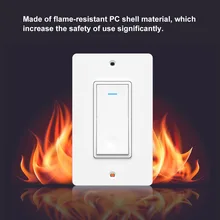 Wi-Fi Настенный умный светильник, переключатель голосового управления, приложение Smart Life, пульт дистанционного управления, таймер, совместно используемое устройство для Android iOS