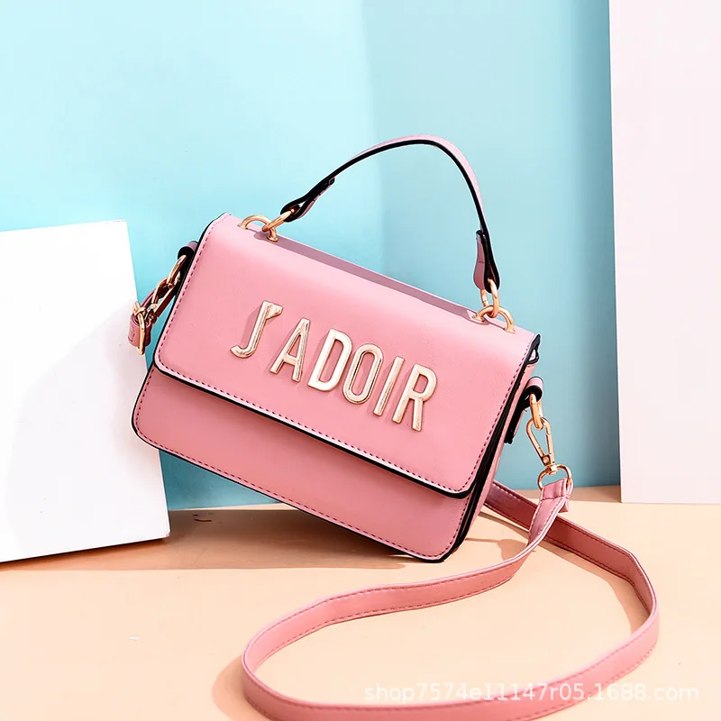 

New Arrival Textured Bag New Style 2019 Small CK Western Style Versitile Fashion Shoulder Handbag