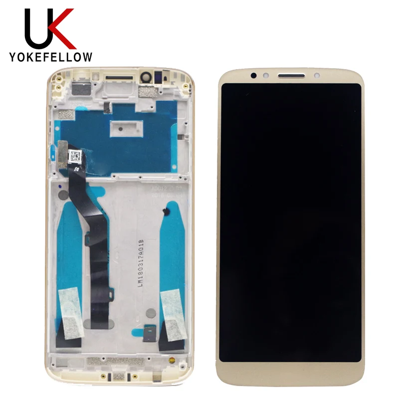 LCD Display For Motorola Moto G6 Play LCD Display Digitizer Touch Screen Replacement For Motorola Moto G6 Play LCD Black Gold