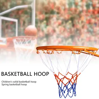 

Basketball Rim And Net Ball Frame Basketball Hoop Netting Metal Rim Hanging Basket Wall Basketball Rim Screws Indoor Outdoor