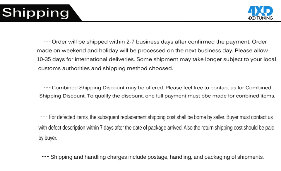 shipping