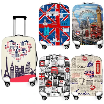 

New Oil Painting London Landscape Travel Suitcase Protective Cover For 18-32 Inch Trolley Case Elastic Anti-dust Cover Perfect