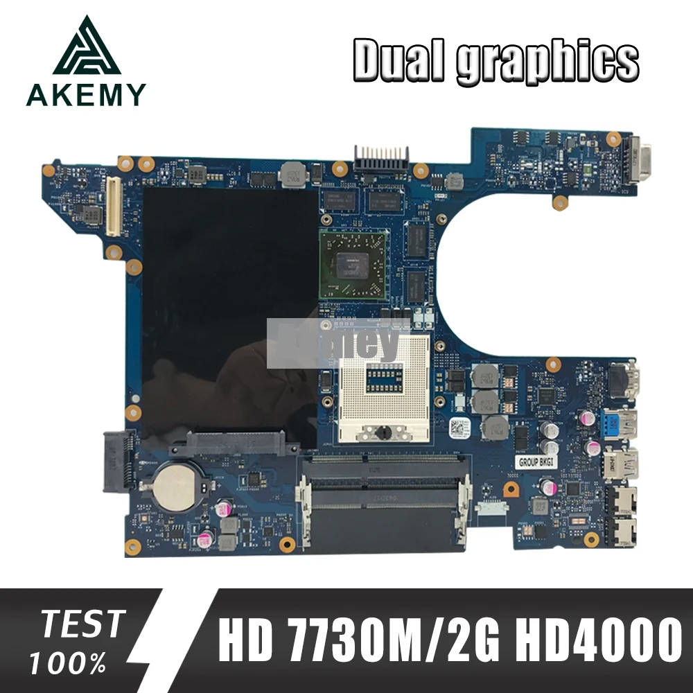 Akemy LA-8241P материнская плата для ноутбука For DELL Inspiron 15R 7520 5520 CN -04P57C 4P57C двойная