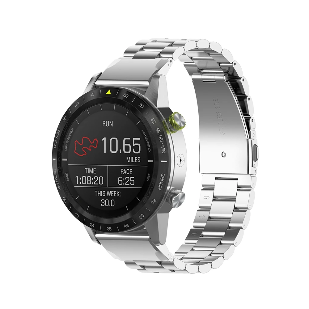 HANGRUI браслет из нержавеющей стали для Garmin Fenix 5/5Plus Forerunner 935 945 ремешок быстрый выпуск металлический браслет сменный ремешок