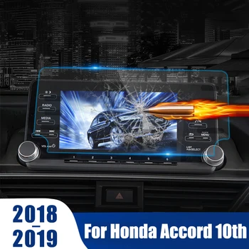 

GPS Navigation Screen Tempered Glass Protective Film Screen HD Display Film Sticker Anti Scratch For Honda Accord 10th 2018 2019