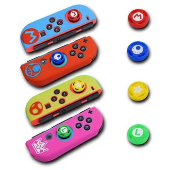 

1 Pair Silicone Rubber Skin Case Cover for Nintend Switch Joy Con Controller for NX NS Joycon Protective Anti-slip Soft Case