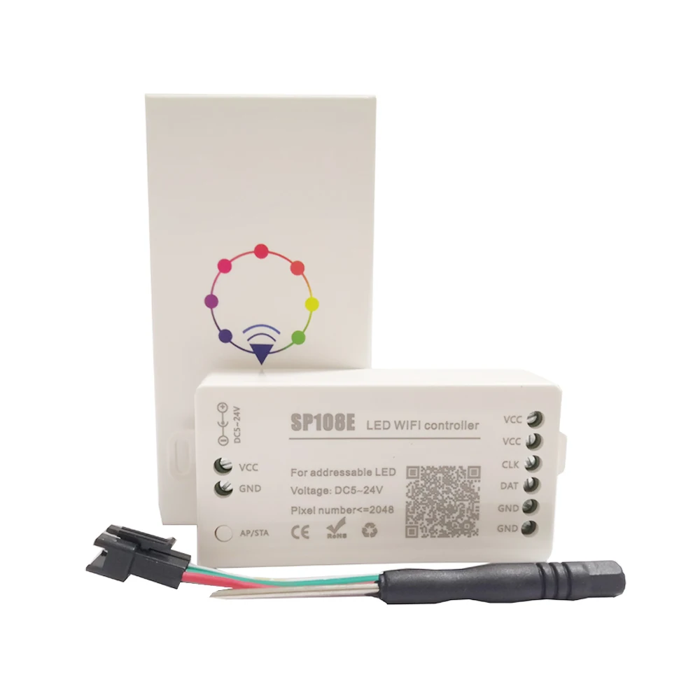 Bluetooth музыка Wifi RGB Светодиодная лента контроллер светильник для WS2812B WS2811 SK6812 UCS1903