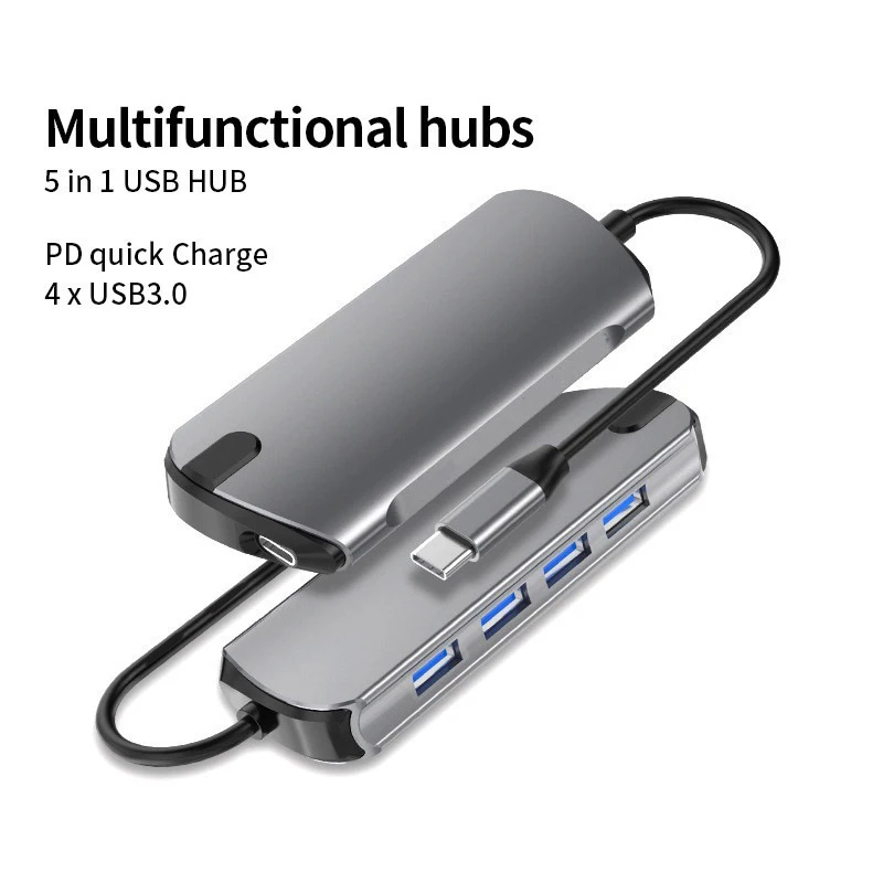 USB C HUB 3 0 Type usb разветвитель Thunderbolt док адаптер OTG для Macbook Pro HUAWEI Matebook Chargering Hub|USB-хабы|